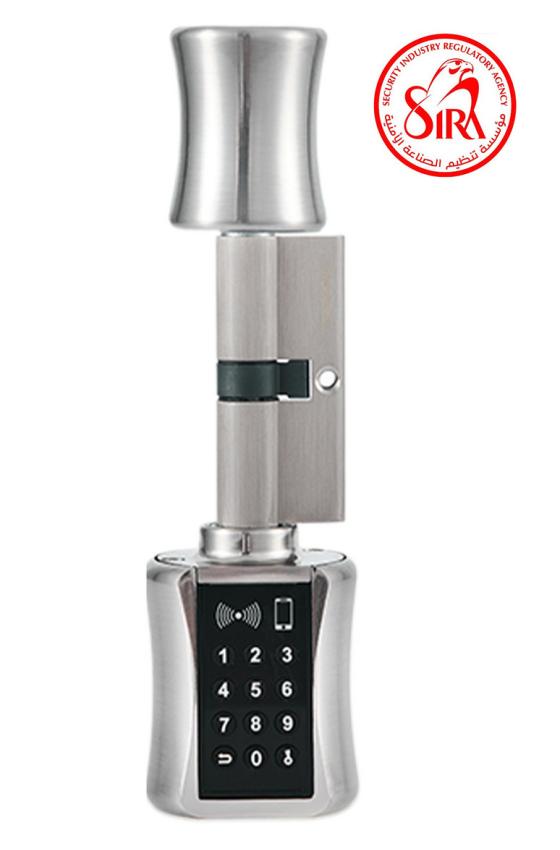LINKO 800 SERIES - SMART CYLINDER LOCK - SATIN NICKLE