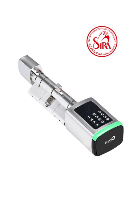 LINKO 850FP (9) SERIES - SMART CYLINDER LOCK - SATIN NICKLE