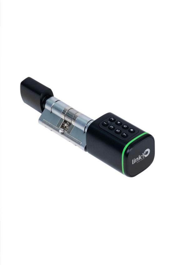 Linko 850FP (7) Series - Smart Cylinder Lock - Black Nickle
